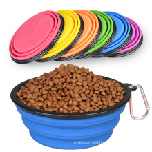 Pet Products Foldable Dog Food Bowl Portable Pet Bowl